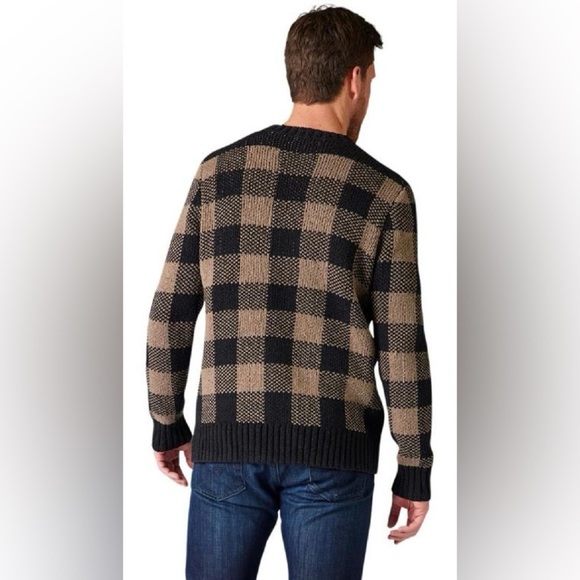 Smartwool Cozy Lodge Buff Check Sweater Size Medium - Picture 2 of 16